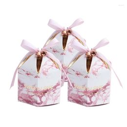 Gift Wrap Wedding Baby Shower Birthday Party Favours Decoration Candy Mongolian Yurts Shape Box With Ribbon Chocolate Papeer