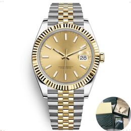 Mens Automatic Mechanical movement Watches de lujo watches 904l Stainless Steel Auto date montre luxe 36/41mm Water Resistant Luminous wristwatch dhgates