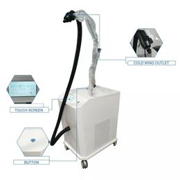 Low temperature air cooling machine for laser treatment 1250W beauty salon reduce pain device air coolers factory price