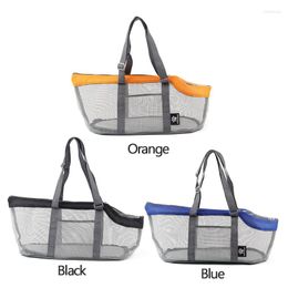 Dog Car Seat Covers Summer Bag Cat Single Shoulder Bags Portable Four Sides Mesh Surface Breathable Pet Carrier Handbag Travel Puppy Kitten