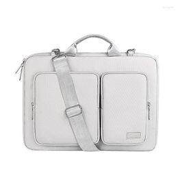 Briefcases Waterproof Shockproof Laptop Bag Briefcase Men Women Shoulder Tote Crossbody Travel Office Business Document Storage Pouch E504