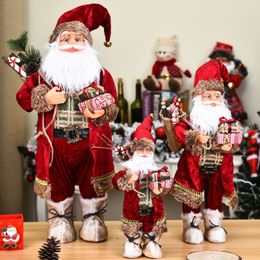 Christmas Decorations Creative Santa Claus 60cm Merry for Home Children's Year Toy Gift Navidad Natal Decor 221117