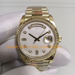 5 Model Expensive Watches for Women 36mm Unisex Size Mop Diamond Dial Fluted Bezel 18k Yellow Gold Bracelet GMf Casual Dres Cal.3255 Movement 904L Steel Watch