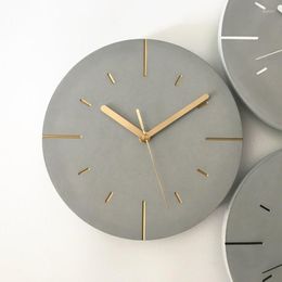 Wall Clocks Classic Silent Home Decor Modern American Industrial Design Clock Fashion Round Saat Decoration Living Room