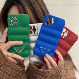 Designer Phone Cases Fashion Air Cushion Soft Case Luxury Tri Letters Shockproof Cover Shell For IPhone 13 Pro Max 12 11 XR XS 4 Colours
