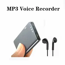 Small Dictaphone Digital Voice Recorder Q61 Professional Noice Reduce Recording Ultra Thin HD Encryption MP3 Player for Meeting Class Lecture USB Device Storage