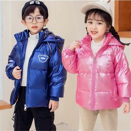 Kids Hooded Thick Duck Down Coat Jackets 2022 winter Boys Children cotton clothing Girls Outerwear 2-6 Years Winter Clothes