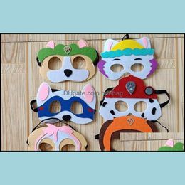 Party Masks Felt Mask Mticolor Cartoon Modelling Masks Cat Bear Lovely Mouse High Quality With Various Style 1Ls J1 Drop Delivery Ho Dhpzy