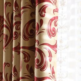 Curtain Geometric Blackout Curtains For Living Room Jacquard Trellis Design Thick Chenille French Bay Window Treatments Drapes