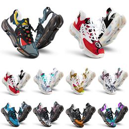 Gümrük Ayakkabı Erkek Kadın Runnings Ayakkabı Diy Color121 Siyah Beyaz Mavi Kırmızılar Portakallar Erkekler Özelleştirilmiş Dışarıda Spor Sneaker Trainer Yürüyüş Jogging