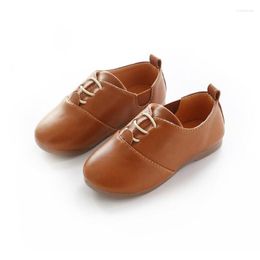 Flat Shoes JoycutebabyKids For Baby Girls Leisure Leather Flats And Soft Bottom Boys Toddler Sneakers Trainer Children