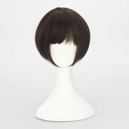 Women's Wigs Straight Cute Hsome Girls' Short Hair High Temperature Silk Men's and Head Cover