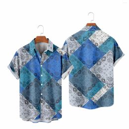 Men's Casual Shirts Corduroy Men Floral Sleeve Long Button Down Shirt Mens Printed Hawaiian Short Lady Tee Fitted Top