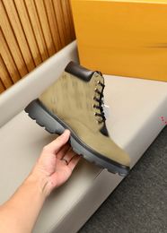 2023 mens Fashion Boots Booties Winter Sneakers Designer Man Leather Nylon Fabric Men Ankle Biker Australia Size Us 6.5-11 -M0145