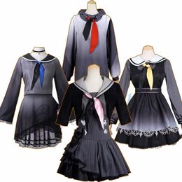 Costumes de anime Projeto Sekai Stage Colorido Destakiyama Mizuki Yoisaki Kanade Shinonome Ena Asahina Mafuyu Cosplay Costume Halloween Roupa 221118