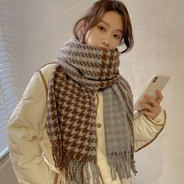 American Scarf Women's New Korean Style Cashmere Shawl Warm Thickened Scarfs Wholesale Fashion Winter