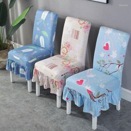 Chair Covers Cover Universal Backrest Dining Table Dust Home Cushion Cloth Art Piece E11291