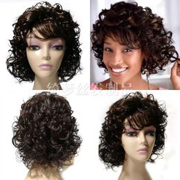 Women's Wigs 12 Inch Curly High Temperature Silk Simulation