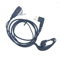 Walkie Talkie Clamp Collar PM Plug 2pins Headphone For Motorola Cp040 Cp140 Ep450 Cp150 Gp3188 Gp88s Mag One A8 Gp300 Hyt Etc