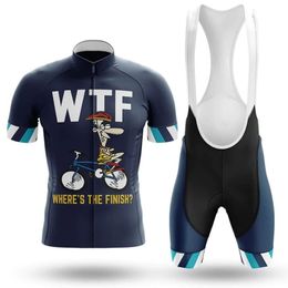 WTF Cycling Pro Team Jersey Set 2024 Newset Summer Quick Dry Bicycle Clothing Maillot Ropa Ciclismo MTB Cycling Men Suit