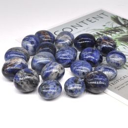 Decorative Figurines Natural Round Blue Sodalite Bulk Tumbled Stones Gravel Specimen Healing Crystals Mineral Gemstone Aquarium Home