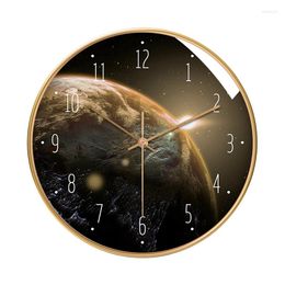 Wall Clocks Large Metal Clock Modern Design Silent Wathes Bedroom Luxury Gold Home Decor Living Room Decoration Gift Ideas