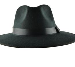 Vhoyoccas вдоль зимней шляпы винтажная джазовая кепка козырька британские мужчины Sombreros para hombres черные шляпы федоры для Mens2767248