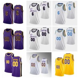 CUSTOM CUSTOM Anthony 3 Davis 0 Russell Westbrook City Basketball Jersey Carmelo Anthony Wilt Chamberlain Jerry West Nunn Austin Reaves Blue