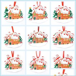 Christmas Decorations Upgraded Personalised 2021 Christmas Ornaments Decorations Quarantine Survivor Ornament Kit Creative Toys For Dhib1