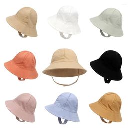 Hats Summer Baby Bucket Hat Kids Cap Beach Accessories Sunscreen Caps For Boys Girls Panama Fisherman 3M-6Y