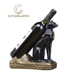 Tabletop Wine Racks Display Home Kitchen Bar Cabinets Table Basement Pantry Living Room stand Bottle Holder Cabinet Anubis Resin 221118