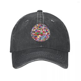 Berets One Globe Baseball Cap Cowboy Hat Peaked Bebop Hats Men And Women