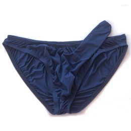 Underpants Mens Penis Sheath Briefs Transparent Breathable Ice Silk Panties Sexy Male Gay Underwear Jockstrap Erotic Lingerie Bikini Cuecas