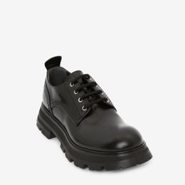 Sapatos de vestido vagam preto e brilhante spazzolato boots de couro de gado