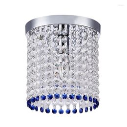 Pendant Lamps Modern Chrome Lustre LED Crystal Ceiling Lights Lighting Fixture Lamp Crystals Aisle Home Decoration