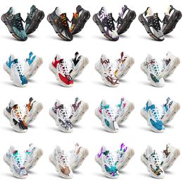 men women custom running shoes artoon animal design diy word black white blue red mens trainer 0345