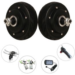 Load 150Kg Double Drive 5" Electric Hub Motor BLDC 24-36v 150-300W Wheel Kit Scooter Skateboard Conversion kit