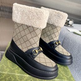 Australia Warm Boots Snow Boot Ankle Bootss Women Classic Winter Full Fur Fluffy Furry Satin Cotton Shoes With Box NO428