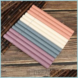 Packing Boxes Paper Incense Tube Barrel Small Storage Box For 10G Joss Stick Convenient Carrying Random Colours Drop Delivery Office Dhcpa