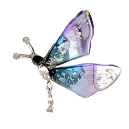 Pins Brooches Pins Brooches Cindy Xiang Transparent Colour Butterfly For Women Rhinestone Insect Pin 3 Available Allpy Material Wint Dhse5
