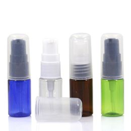 1000pcs/lot 10ml transparent PET bottle lotion bottle Pump Bottles Cosmetic Packaging Container