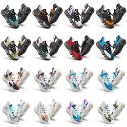 men women custom running shoes artoon animal design diy word black white blue red mens trainer 0371