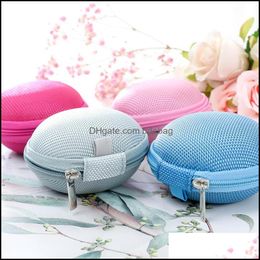 Storage Bags Lovely Korean Woman Small Change Purse Anti Pressure Canvas Storage Box Earphone Coin Key Handbag 1 6Jx G2 Drop Deliver Dhflj