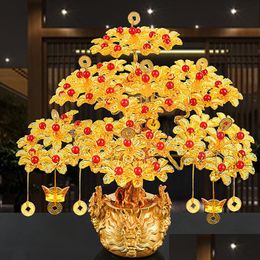 Craft Tools Feng Shui Money Lucky Rich Tree Craft Natural Crystal Office Creative Home Room Decor T200331 Drop Delivery Garden Arts C Dhusc