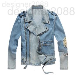 Men's Jackets designer Mens Fashion Top Quality Denim Jacket Casual Hip Hop Designer Outerwear Famous Clothing Plus Size M-4XL 1RCP