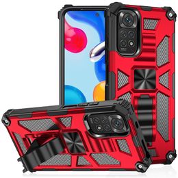 Armour Rugged Defender Heavy Duty Cases Magnetic Stand For RedMi 9A 9C 10A 10C Note 11 Pro POCO C40 M4 X4 A1 XiaoMi 12U 11 12 12T 12X