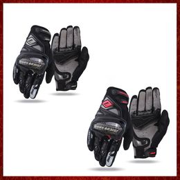 ST221 Motorcycle Gloves Breathable Carbon Fibre Moto Motorbike Racing Gloves Motocross Riding Gloves