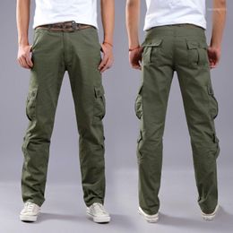 Men's Pants Men City Tactical Multi Pockets Cargo Military Cotton Pant Army Loose Casual Trousers Mens Outdoor Sports 2022