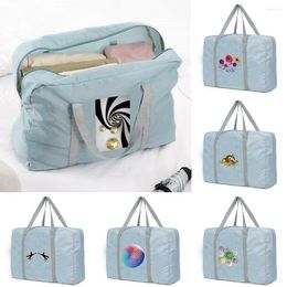 Duffel Bags Travel Duffle Bag Large Capacity Unisex Weekend Organisers Foldable Clothes Storage Handbags 3D Pattern Accessories
