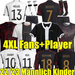 2020 2021 Germany Jersey de football de football de nombreux joueurs Training Werner Reus Kimmich Kroos Gnabry Havvertz Hommes Femmes Kids Kits Football Pantalons 4XL